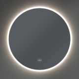 Lifestyle image of Villeroy & Boch More to See Lite+ 650mm Round LED Mirror